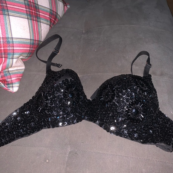 Beaded black rave top - Picture 1 of 1